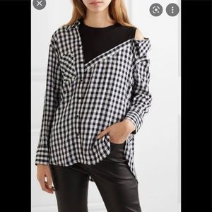 Maje Livie Asymmetric Tank Underlay Top